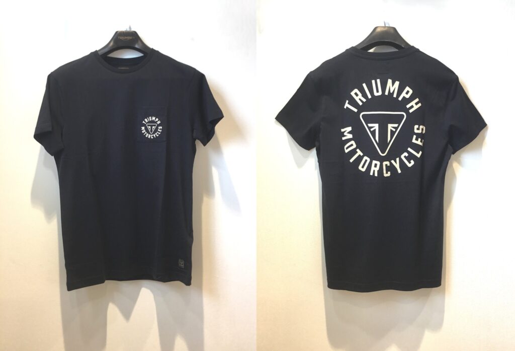 トライアンフＴシャツ Newlyn Back Print Pocket Tee / Black